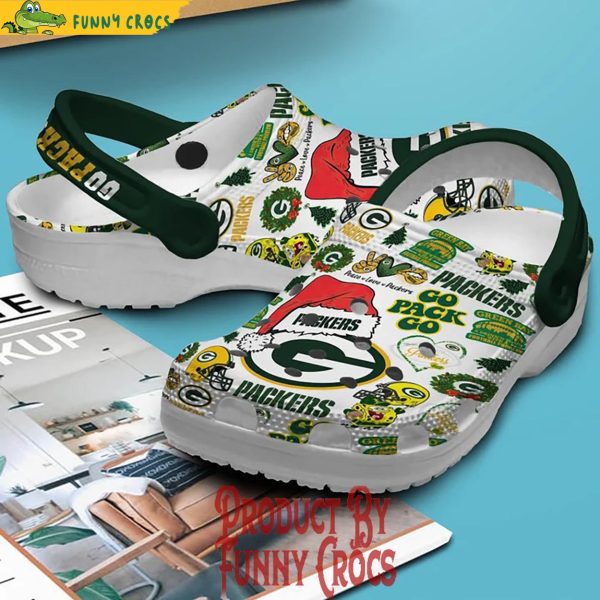 Green Bay Packers Christmas Crocs