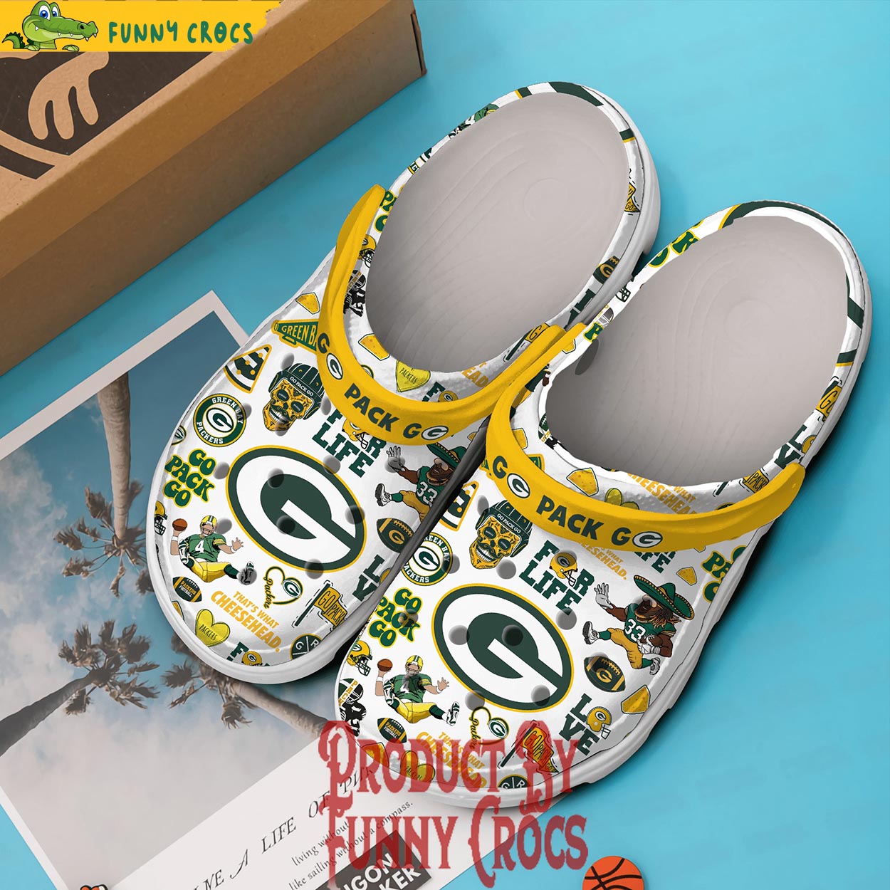 Green Bay Packers For Life Crocs - Discover Comfort And Style Clog ...