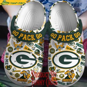 Green Bay Packers Go Pack Go Crocs Shoes 1