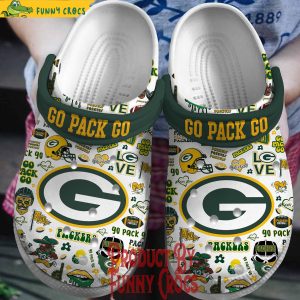 Green Bay Packers Go Pack Go NFL Crocs Shoes