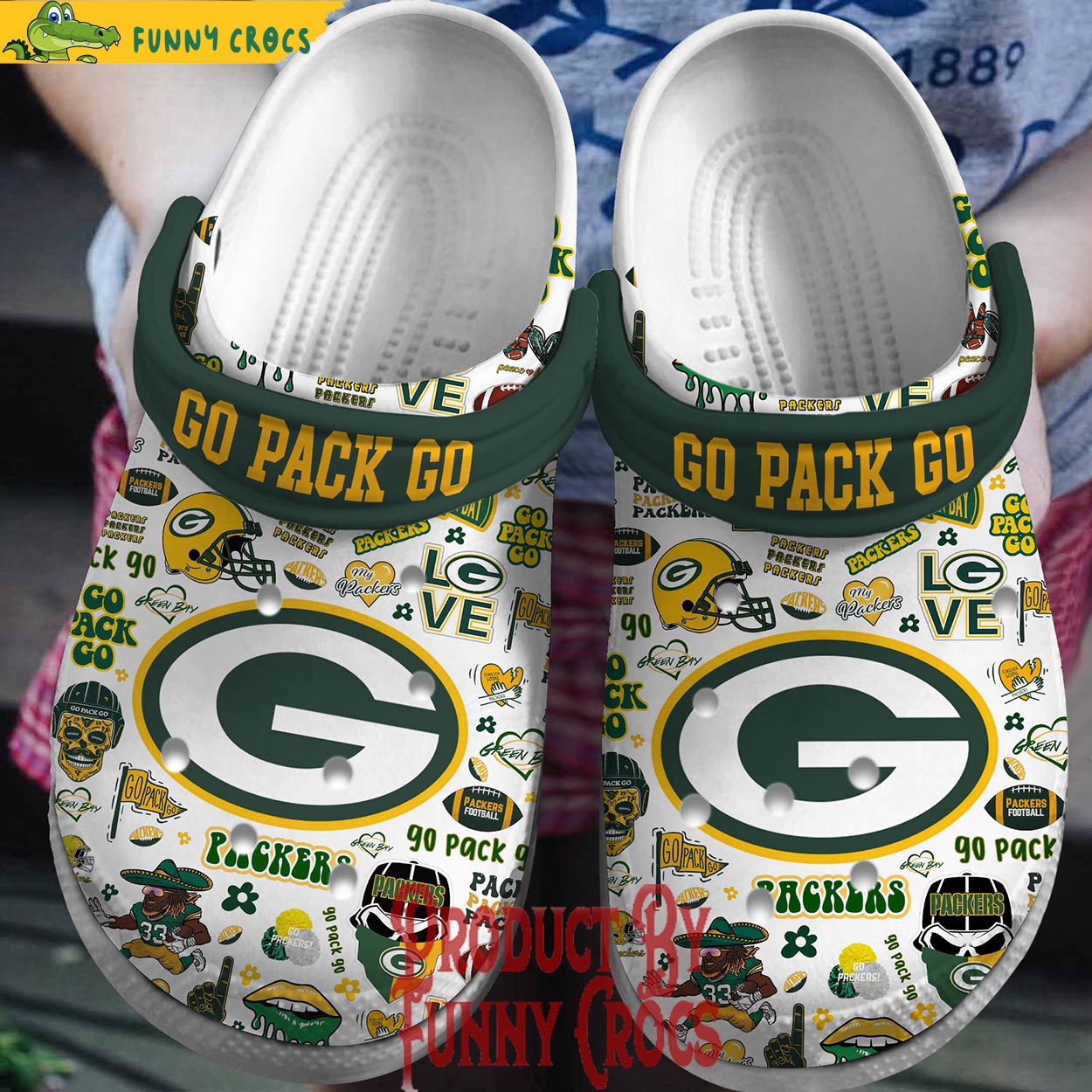 Green Bay Packers Go Pack Go NFL Crocs Shoes - Discover Comfort And ...