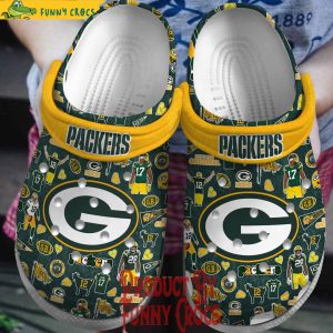 Green Bay Packers NFL Crocs Slippers 1