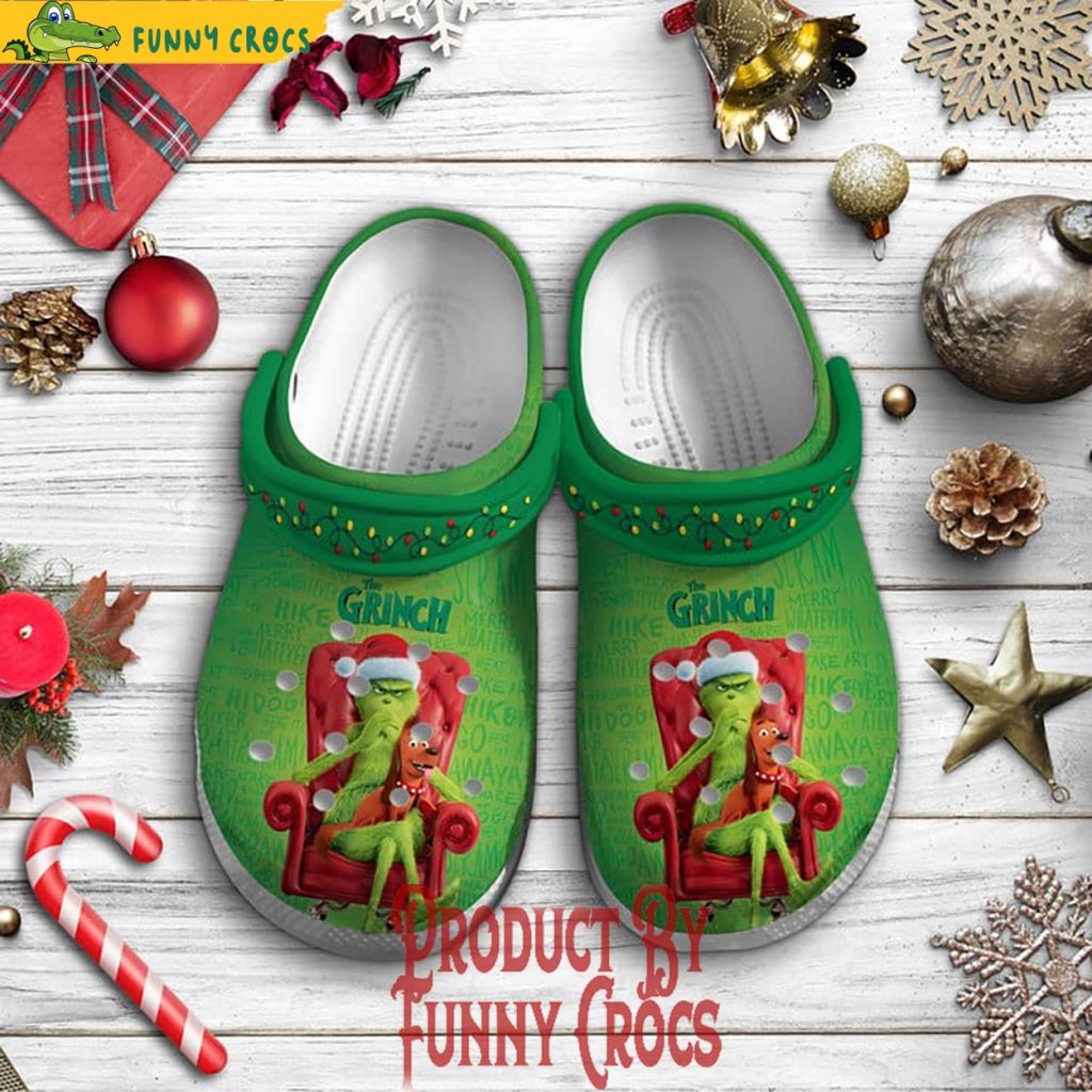 Grinch Dog Max Christmas Crocs