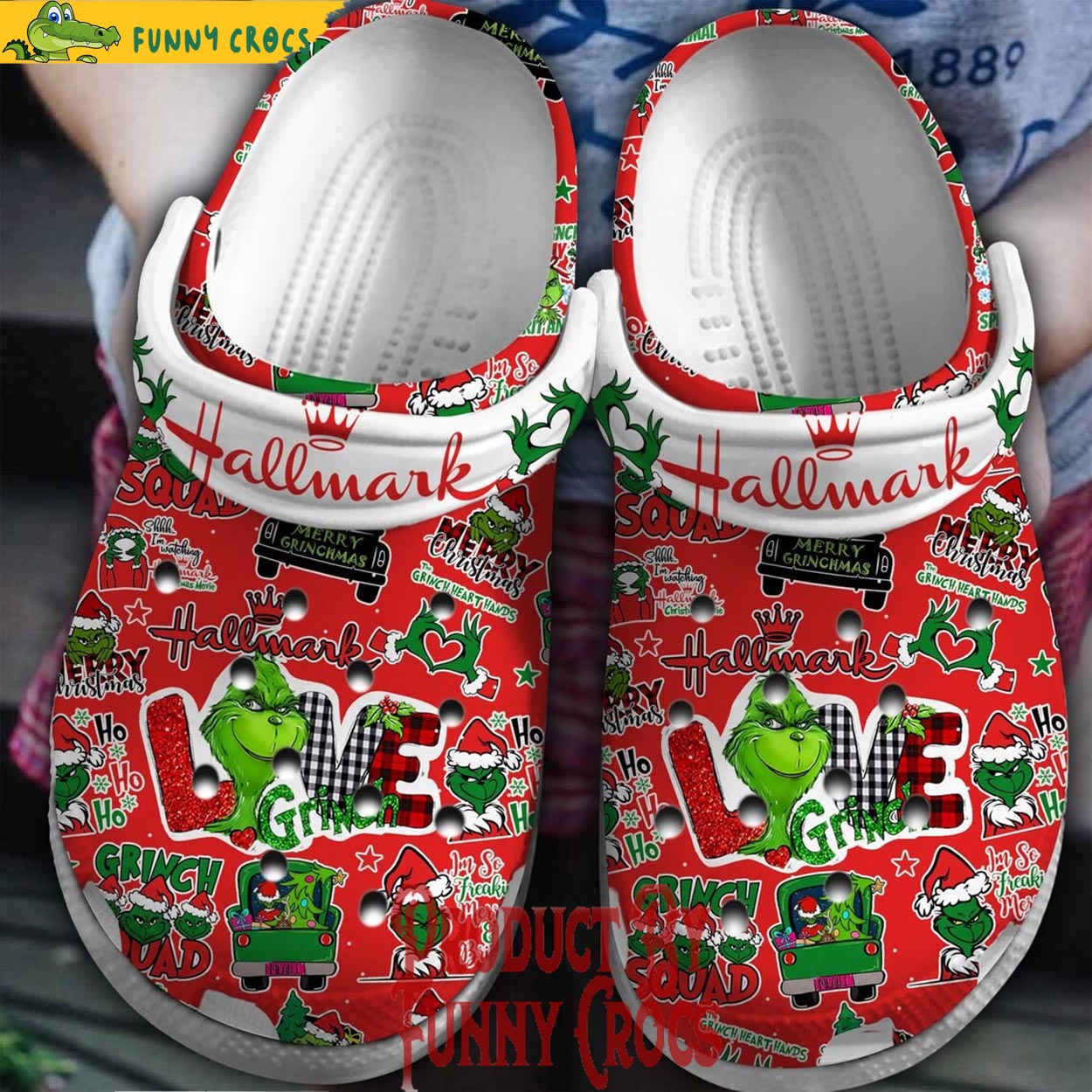 Hallmark Grinch Christmas Crocs - Discover Comfort And Style Clog Shoes ...