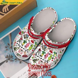 Happy Holiday Friends Christmas Crocs Shoes 3