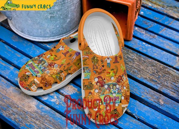 Happy Turkey Day Scooby Doo Crocs Shoes