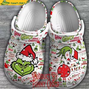 How The Grinch Stole Christmas Crocs Shoes 1