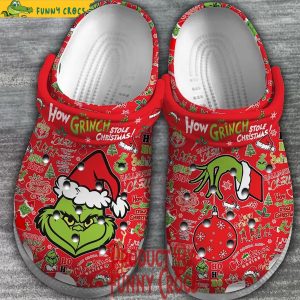How The Grinch Stole Christmas Crocs Slippers 1