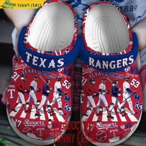 I Love Texas Rangers Crocs 1