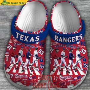 I Love Texas Rangers Crocs 3