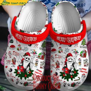 Jack Skellington Merry Christmas Crocs Shoes Clog Crocband