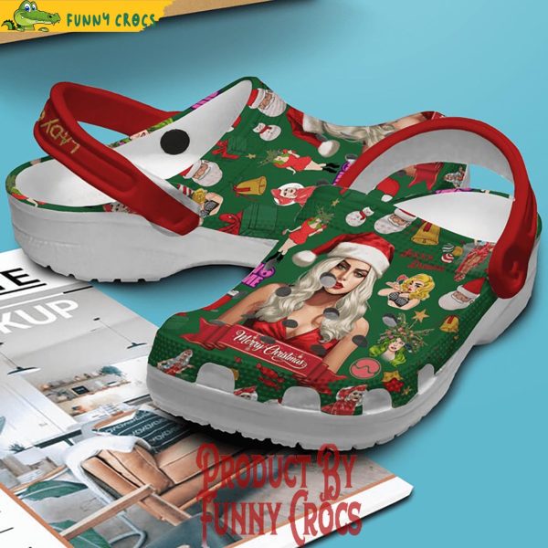 Lady Gaga Merry Christmas Crocs Shoes