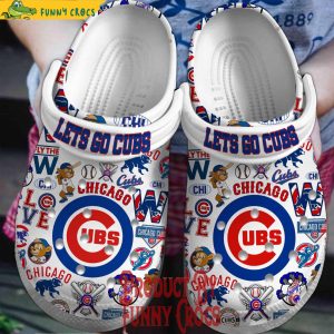 Lets Go Cubs Chicago Cubs Crocs 1