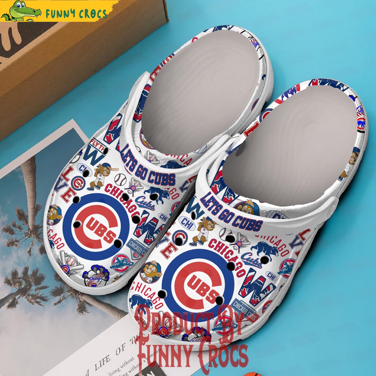 Let's Go Cubs Chicago Cubs Crocs