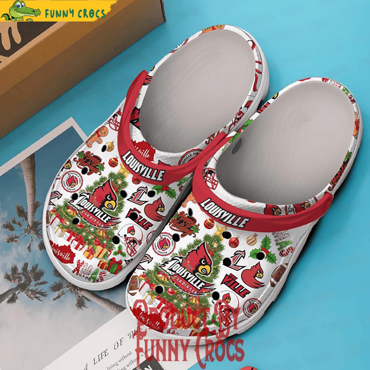Louis Cardinals Christmas Crocs
