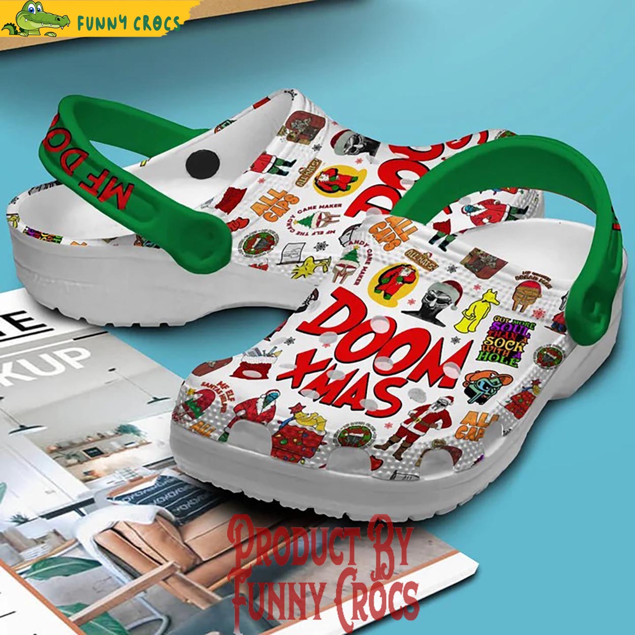 MF Doom Xmas Crocs Shoes - Discover Comfort And Style Clog Shoes With ...