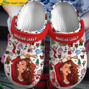 Mariah Carey Christmas Crocs Shoes