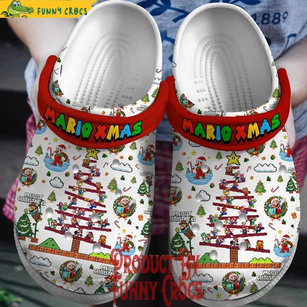 Merry Mario Christmas Crocs - Discover Comfort And Style Clog Shoes ...