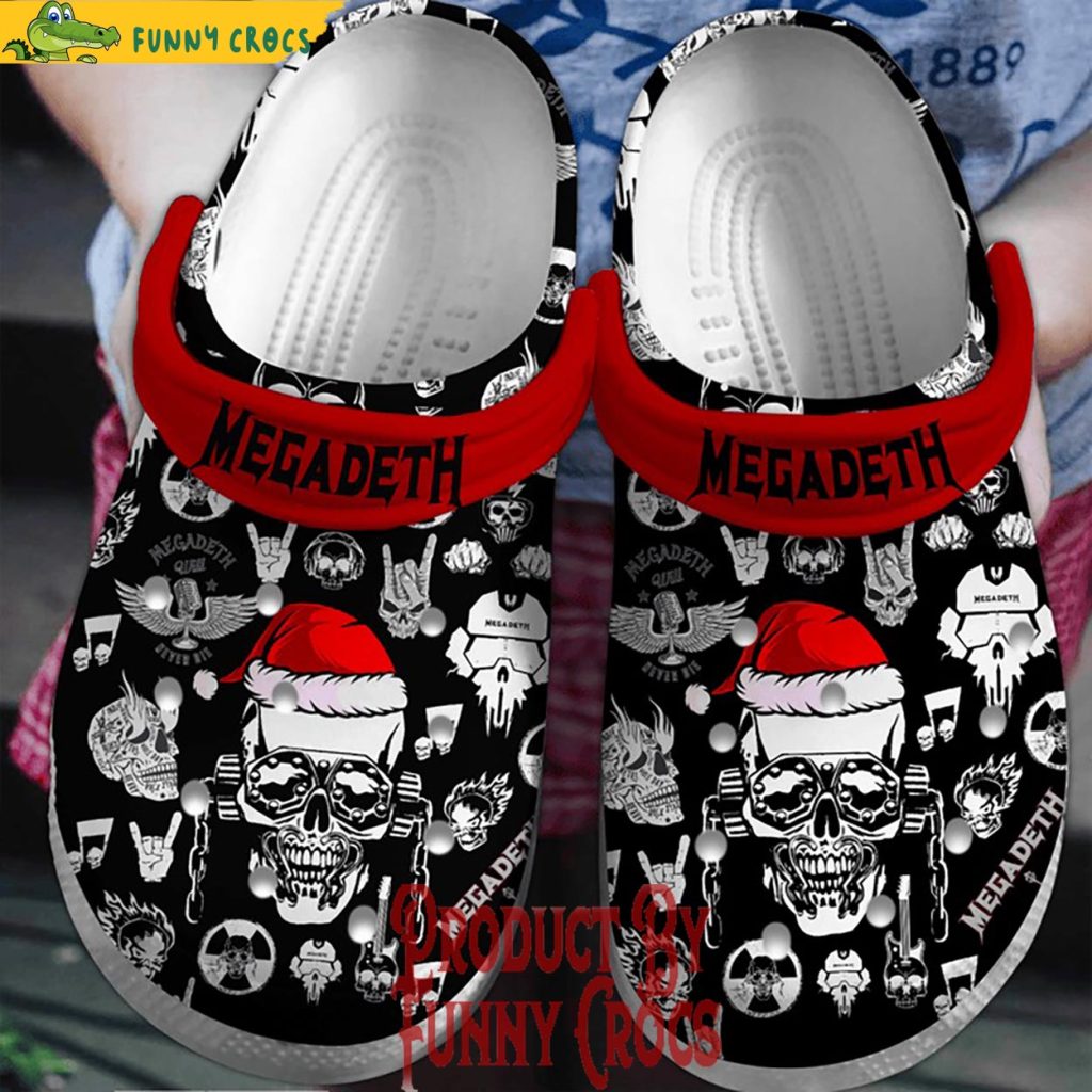 Megadeth The Skull Beneath The Skin Christmas Crocs