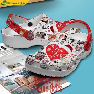 Merry Chirstmas I Love Lucy Crocs Shoes 2