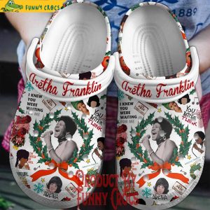 Merry Christmas Aretha Franklin Crocs Shoes 1