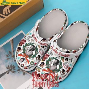 Merry Christmas Aretha Franklin Crocs Shoes 2