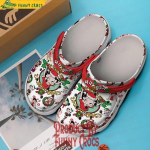Merry Christmas Betty Boop Crocs Shoes