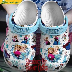 Merry Christmas Disney Anna Elsa Frozen Crocs