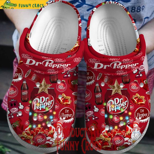 Merry Christmas Dr Pepper Crocs Shoes