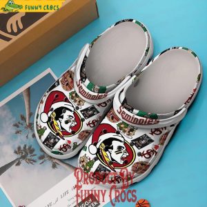 Merry Christmas Florida State Seminoles Crocs Shoes 2