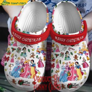 Merry Christmas Friends Snow White Crocs Shoes 1