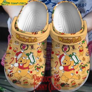 Merry Christmas Gifts Winnie The Pooh Crocs Shoes 1