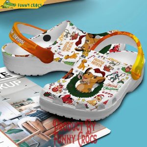 Merry Christmas Hakuna Matata Lion King Crocs Shoes