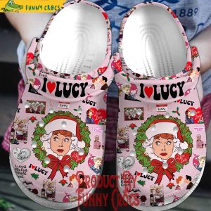Merry Christmas I Love Lucy Crocs 1