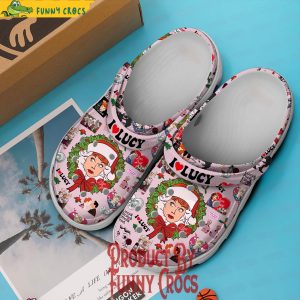 Merry Christmas I Love Lucy Crocs 3
