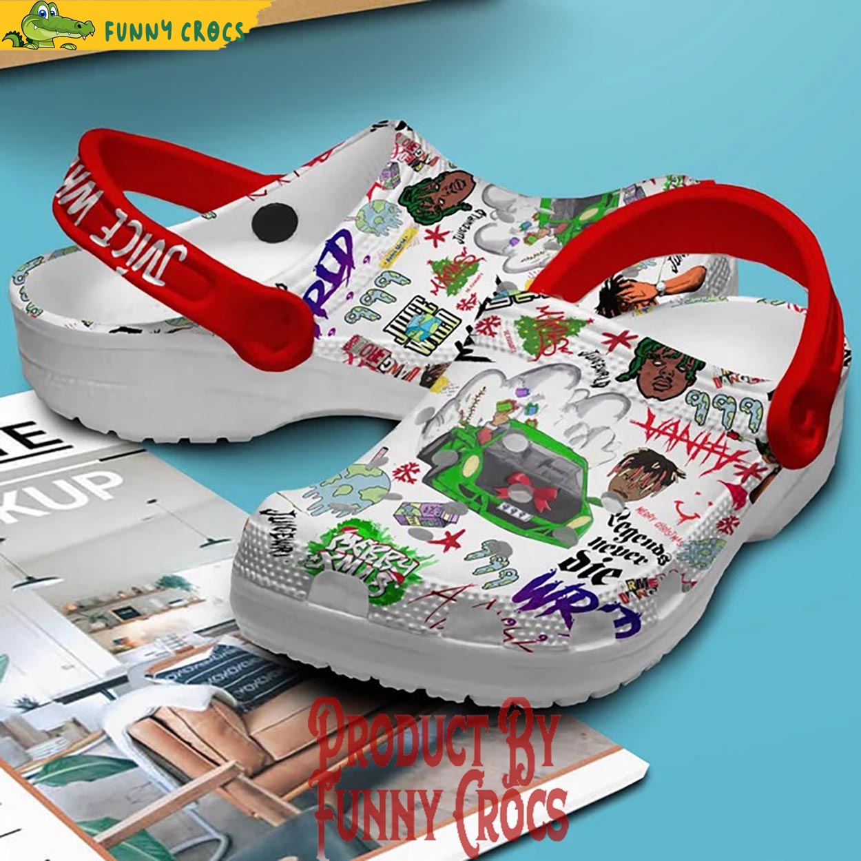 Merry Christmas Juice Wrld Crocs - Discover Comfort And Style Clog ...