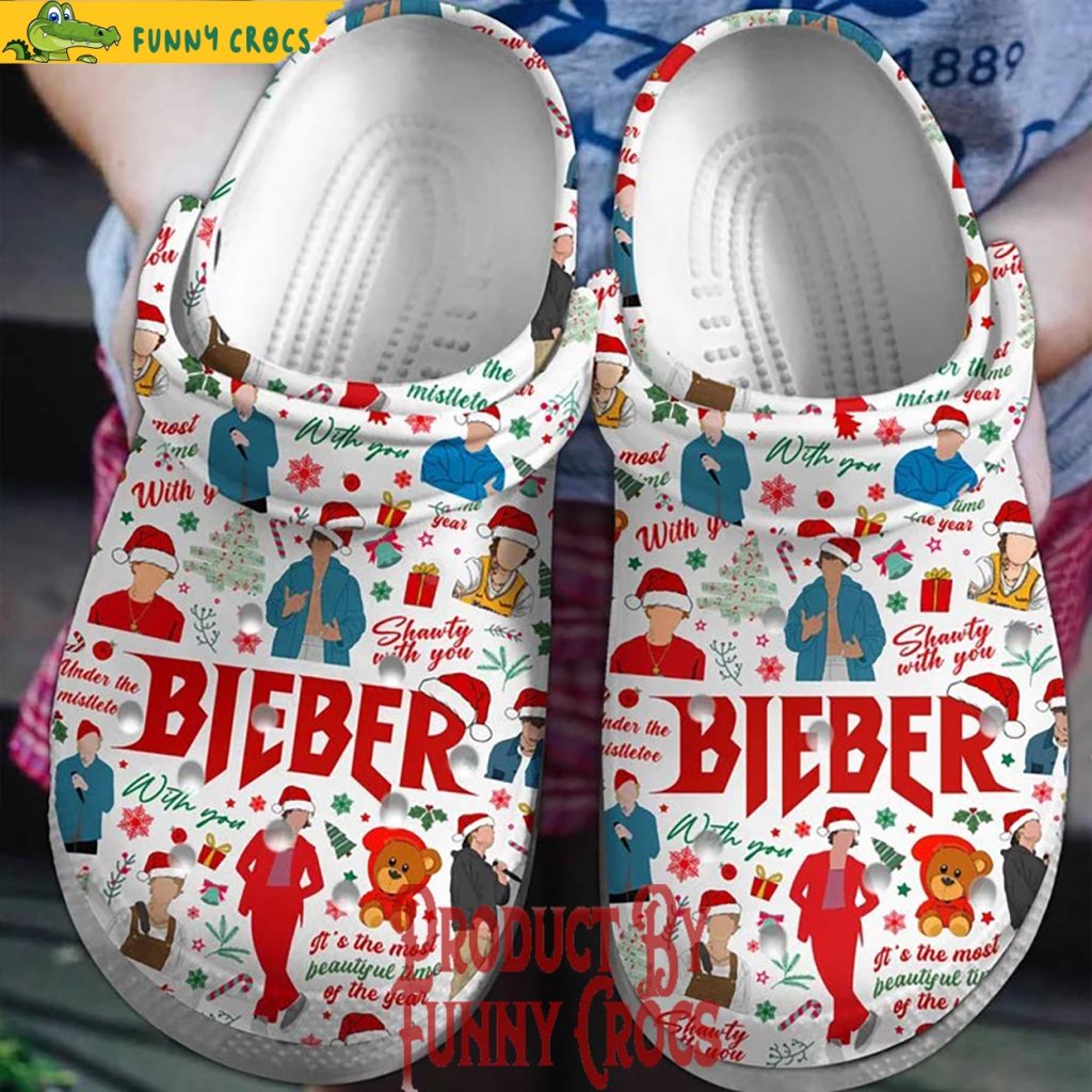 Merry Christmas Justin BieBer Crocs