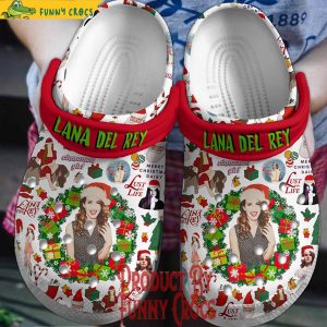 Merry Christmas Lana Del Rey Crocs Shoes 1