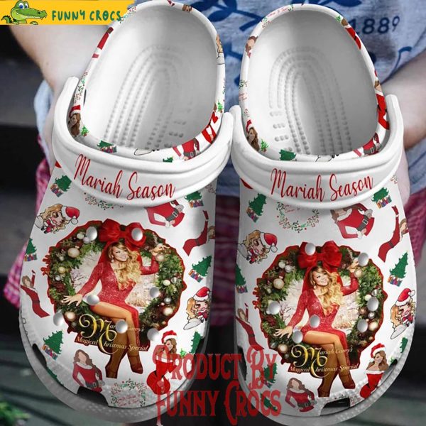 Merry Christmas Mariah Carey Season Crocs Shoes