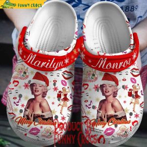 Merry Christmas Marilyn Monroe Crocs Clog 1