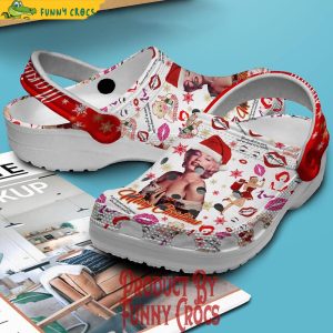 Merry Christmas Marilyn Monroe Crocs Clog 2