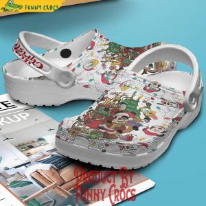 Merry Christmas Mickey Mouse Crocs Shoes 3