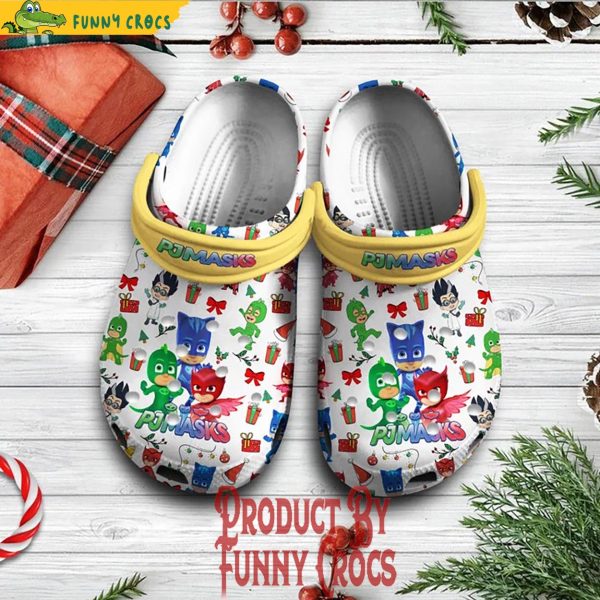 Merry Christmas PJ Masks Crocs