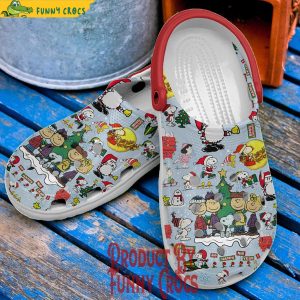 Merry Christmas Peanuts And Snoopy Crocs