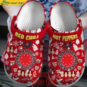 Merry Christmas Red Hot Chili Peppers Crocs Shoes