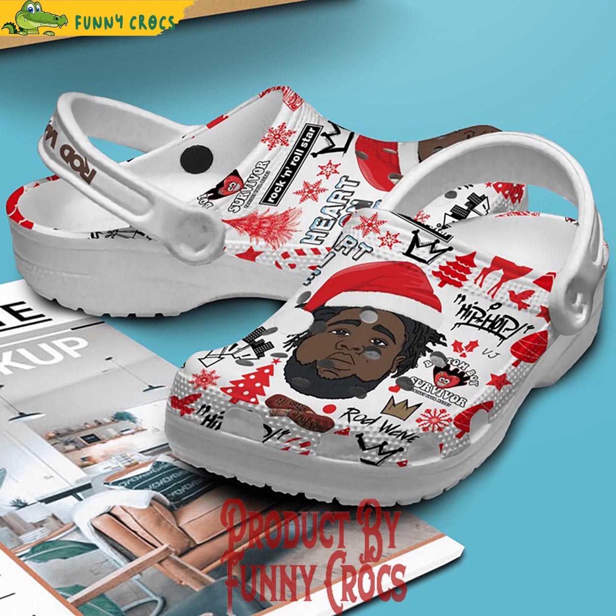Merry Christmas Rod Wave Crocs Shoes - Discover Comfort And Style Clog ...