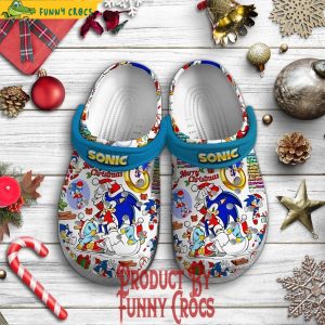 Merry Christmas Sonic Crocs