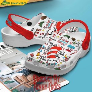 Merry Christmas The Cat In The Hat Dr Seuss Crocs Shoes