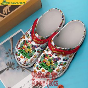 Merry Christmas The Simpsons Crocs Shoes 2