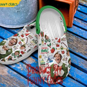 Merry Christmas What The Elf Crocs Shoes 4